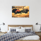 Toile Peinture rocheuse de bison, c.17000 av. (Insitu(Chambre))