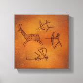 Toile peinture rupestre (Recto)