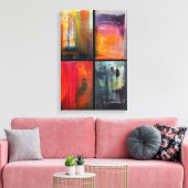 Toile Peinture Saisons par Alfred Fox (Insitu(Salon))
