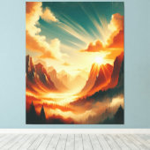 Toile Peinture Spray Nature Contemporaine (Insitu (Plancher de Bois))