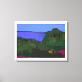 Toile Peinture sur le littoral (Recto)