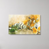 Toile Peinture sur tigre (Recto)