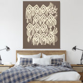 Toile Peinture suspendue boho macramé (Insitu(Chambre))