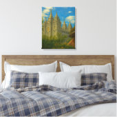 Toile Peinture Temple de Salt Lake #2™ LDS Canvas Wall A (Insitu(Chambre))