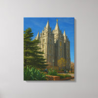 Peinture Temple Salt Lake #1™ LDS Canvas Wall Art