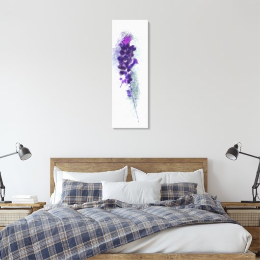 Toile Peinture violette Violet Lavander (Insitu(Chambre))