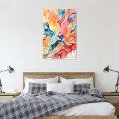 Toile Peintures Abstraites à l'huile colorée (Insitu(Chambre))