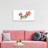 Toile Peintures abstraites Dragon (Insitu(Salon))
