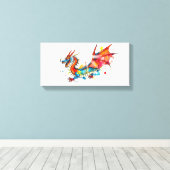 Toile Peintures abstraites Dragon (Insitu (Plancher de Bois))