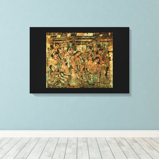 TOILE PEINTURES AJANTA CAVE (Insitu (Plancher de Bois))