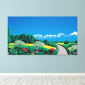 Toile peintures d'art hiroshi nagai (Insitu (Plancher de Bois))