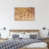 Toile Peintures rupestres préhistoriques, Akakus, Sahara (Insitu(Chambre))