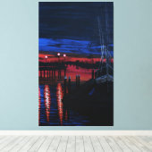 Toile Pèlerin à l'aube (Insitu (Plancher de Bois))