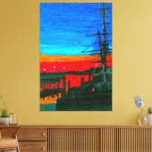 Toile Pèlerin à l'aube point Dana (Insitu(Salon))