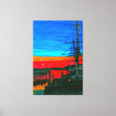 Toile Pèlerin à l'aube point Dana (Recto)