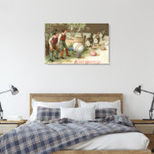 Toile Pèlerins pointant des oeufs de Pâques (Insitu(Chambre))