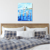 Toile Pélicans tropicaux (Insitu(Chambre))