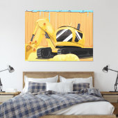 Toile Pelle sur un chantier de construction (Insitu(Chambre))