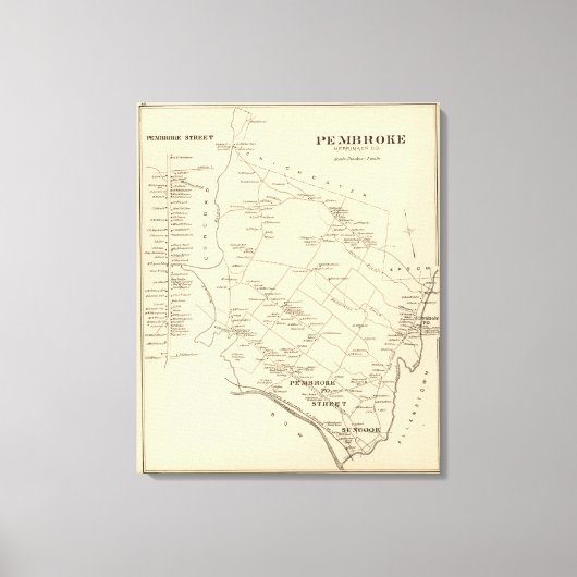Toile Pembroke, Merrimack Co (Recto)