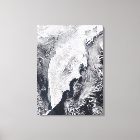 Toile Péninsule du Kamchatka, Russie orientale (Recto)