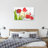 TOILE PENSÉE À VOUS TULIPES (Insitu(Chambre))