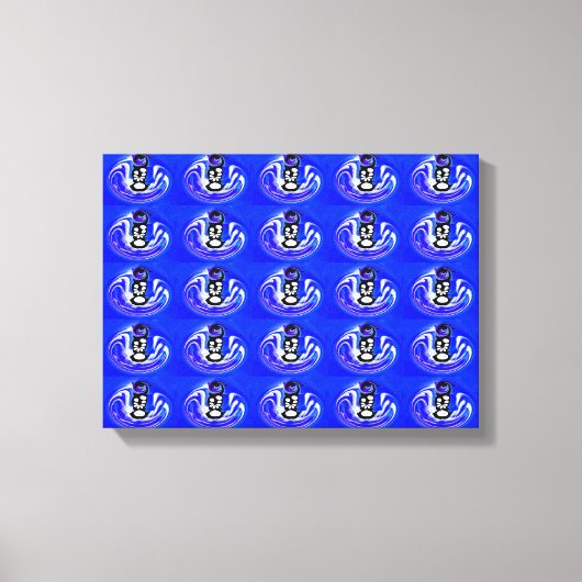 Toile Pensées art (Recto)