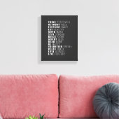 Toile Penser positivement | devis inspirant (Insitu(Salon))