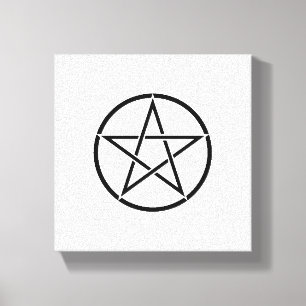 Toile Pentacle Wiccan (Pentagramme)