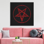 Toile Pentagram Red Devil (Insitu(Salon))