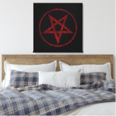 Toile Pentagram Red Devil (Insitu(Chambre))