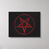 Toile Pentagram Red Devil (Recto)