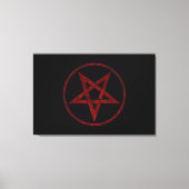 Toile Pentagram Red Devil (Recto)