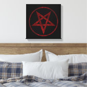 Toile Pentagram Red Devil (Insitu(Chambre))