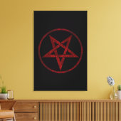 Toile Pentagram Red Devil (Insitu(Salon))
