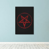 Toile Pentagram Red Devil (Insitu (Plancher de Bois))