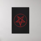 Toile Pentagram Red Devil (Recto)