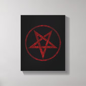 Toile Pentagram Red Devil (Recto)