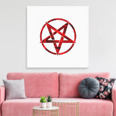 Toile Pentagramme du Diable Rouge (Insitu(Salon))