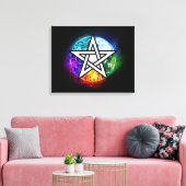Toile pentagramme du Wiccan (Insitu(Salon))