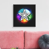 Toile pentagramme du Wiccan (Insitu(Salon))