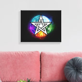 Toile pentagramme du Wiccan (Insitu(Salon))
