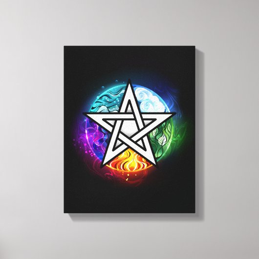 Toile pentagramme du Wiccan (Recto)