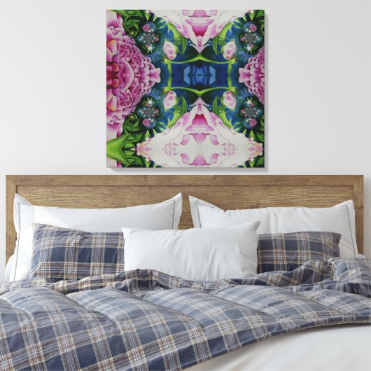 Toile Peony Mandala 2 (Insitu(Chambre))