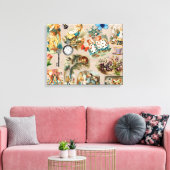 Toile Pépinière Alice Coloré Classique des années 1800 W (Insitu(Salon))