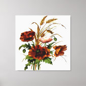 Toile Pépites Et Blé Art Botanique (Recto)