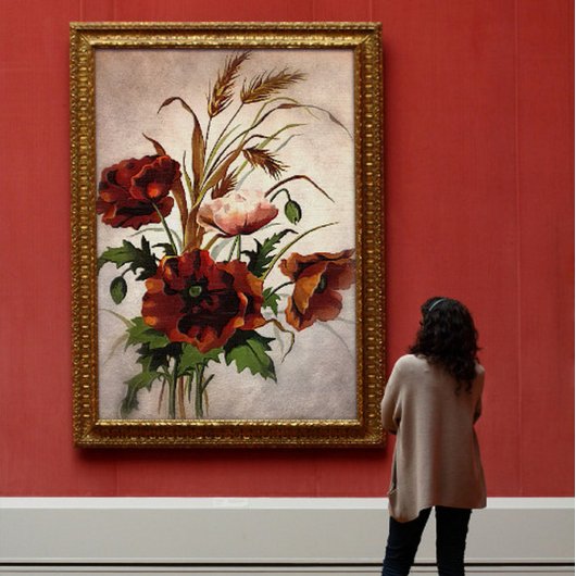 Toile Pépites Et Blé Art Botanique