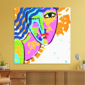 Toile Percée de la peinture numérique Abstraite (Insitu(Salon))