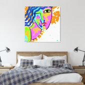 Toile Percée de la peinture numérique Abstraite (Insitu(Chambre))