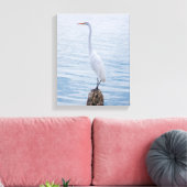 Toile Perche Egret (Insitu(Salon))