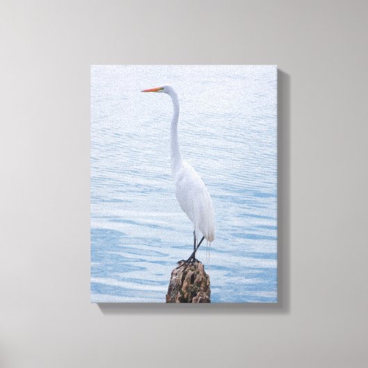 Toile Perche Egret (Recto)